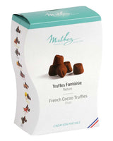 Mathez Kakao Trüffel Natur Truffes Fantaisie 250 g Verpackung mit französischen Schokoladentrüffeln