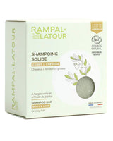 Rampal Latour Verpackung für festes Shampoo mit grüner Tonerde und Jojobaöl